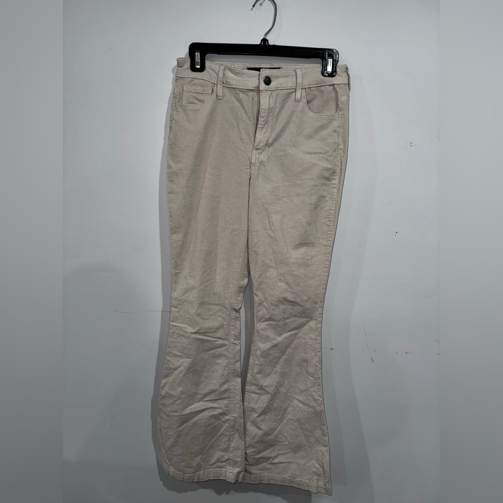 Hollister Women's Cream Flare Jeans